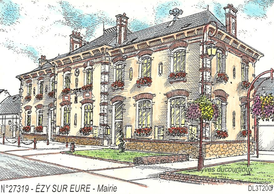 N 27319 - EZY SUR EURE - mairie