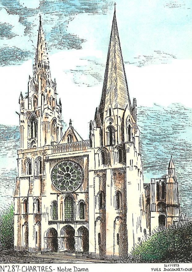 N 28007 - CHARTRES - notre dame