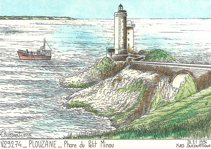 N 29274 - PLOUZANE - phare du petit minou