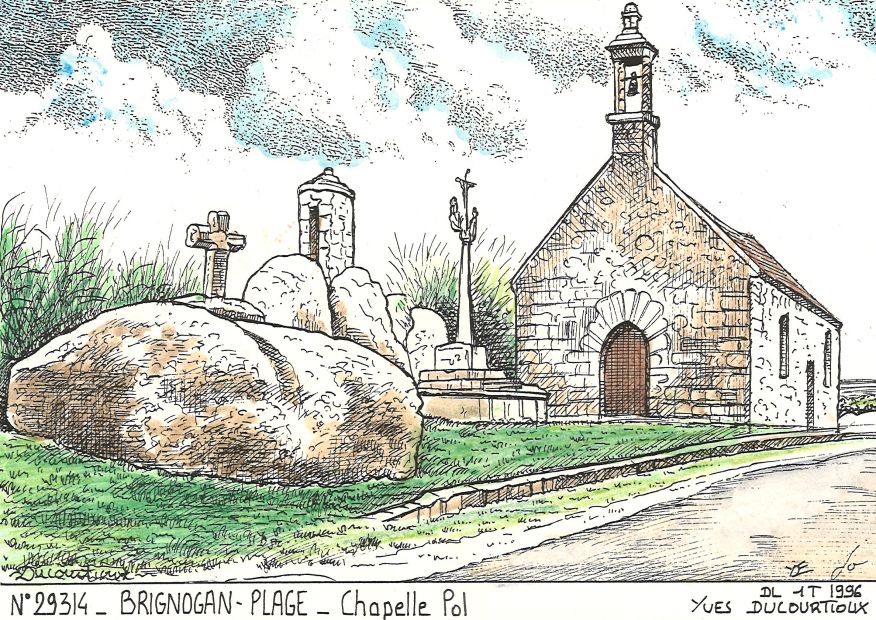N 29314 - BRIGNOGAN PLAGE - chapelle pol