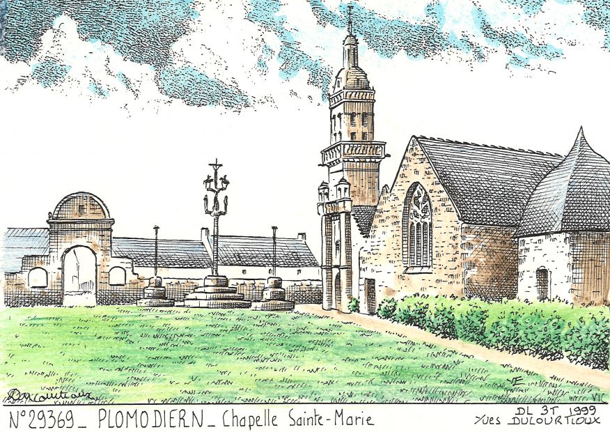 N 29369 - PLOMODIERN - chapelle ste marie