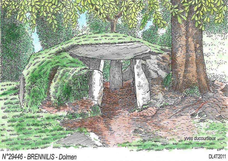 N 29446 - BRENNILIS - dolmen
