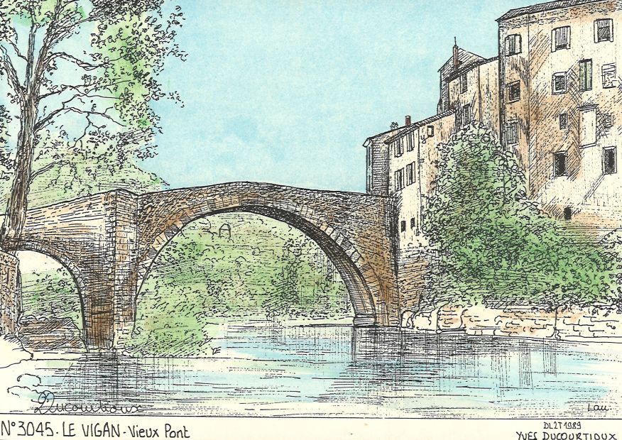 N 30045 - LE VIGAN - vieux pont