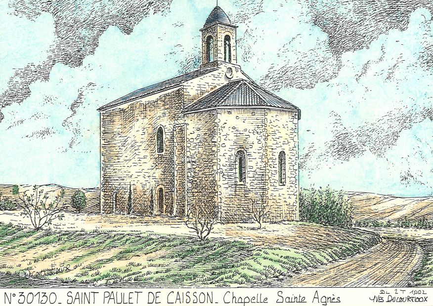 N 30130 - ST PAULET DE CAISSON - chapelle ste agns