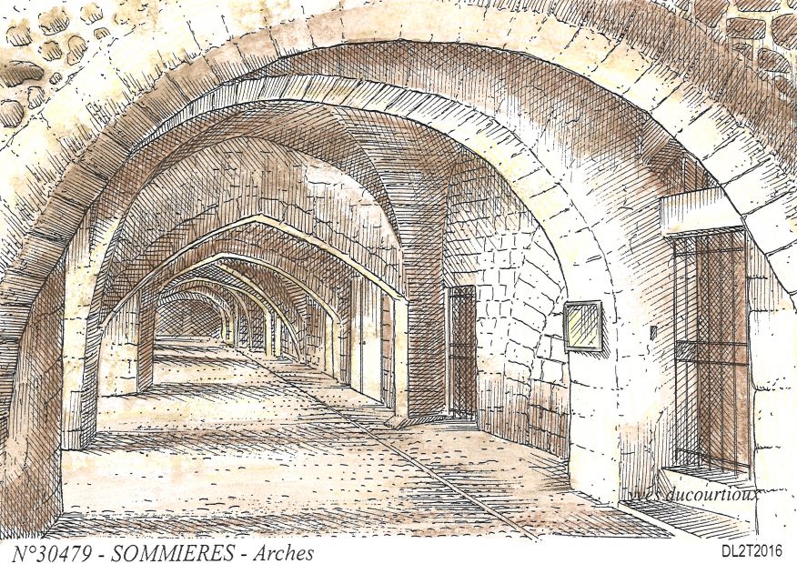 N 30479 - SOMMIERES - arches