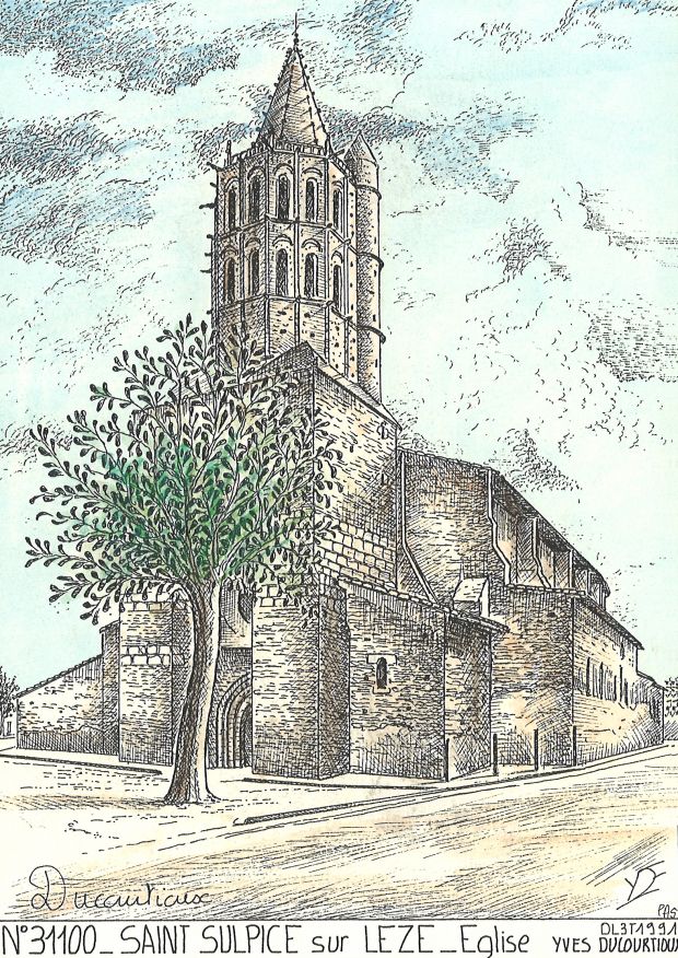 N 31100 - ST SULPICE SUR LEZE - glise