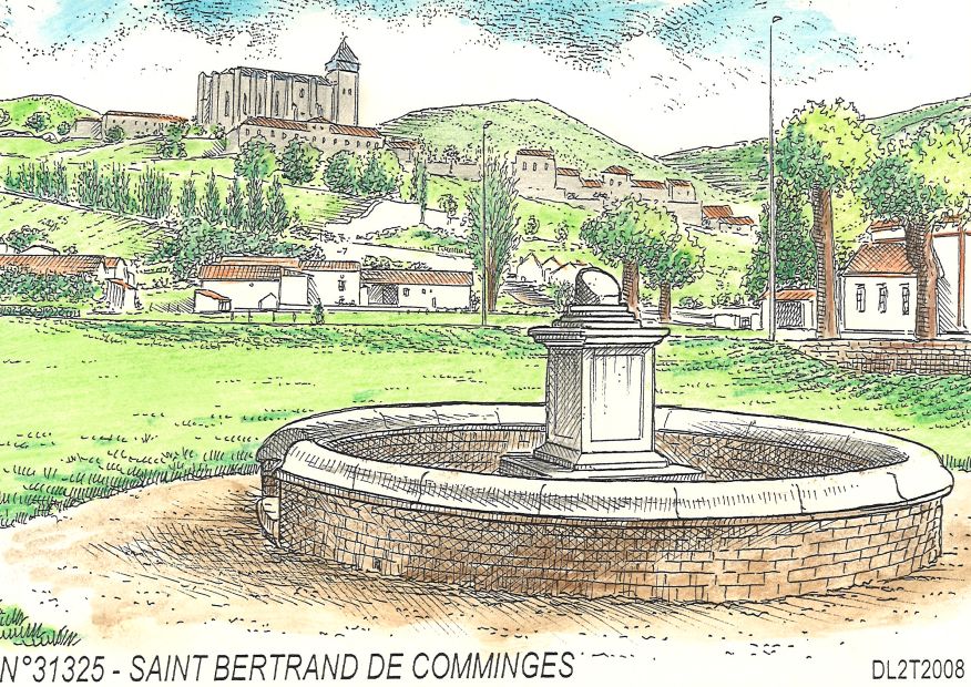 N 31325 - ST BERTRAND DE COMMINGES - vue