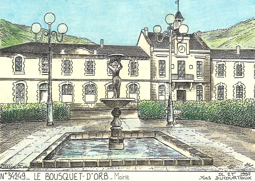 N 34249 - LE BOUSQUET D ORB - mairie