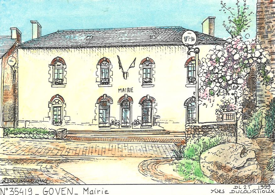 N 35419 - GOVEN - mairie
