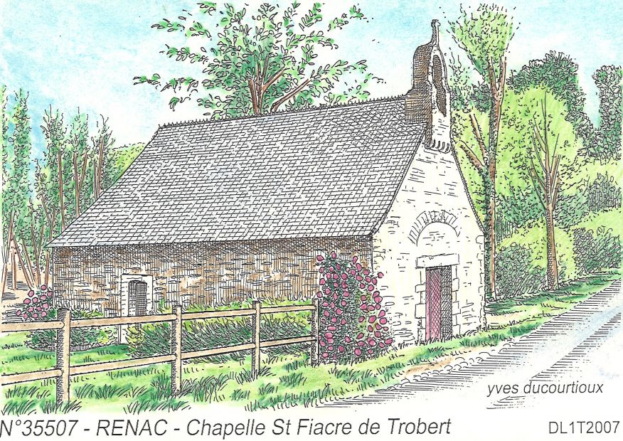 N 35507 - RENAC - chapelle st fiacre de trobert
