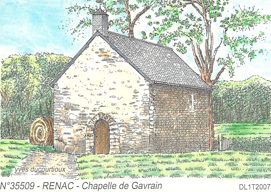 N 35509 - RENAC - chapelle de gavrain