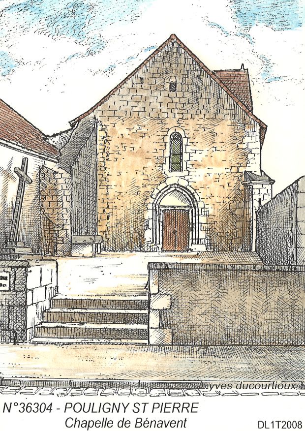 N 36304 - POULIGNY ST PIERRE - chapelle de bnavent