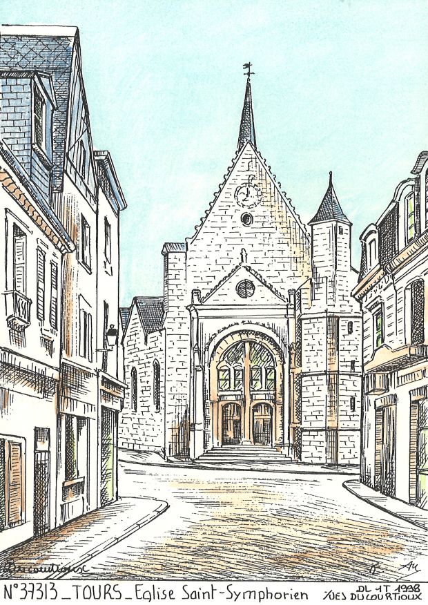 N 37313 - TOURS - glise st symphorien