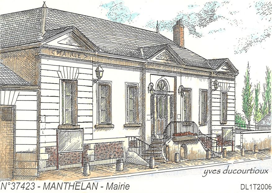 N 37423 - MANTHELAN - mairie