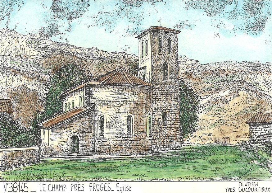 N 38145 - LE CHAMP PRES FROGES - glise