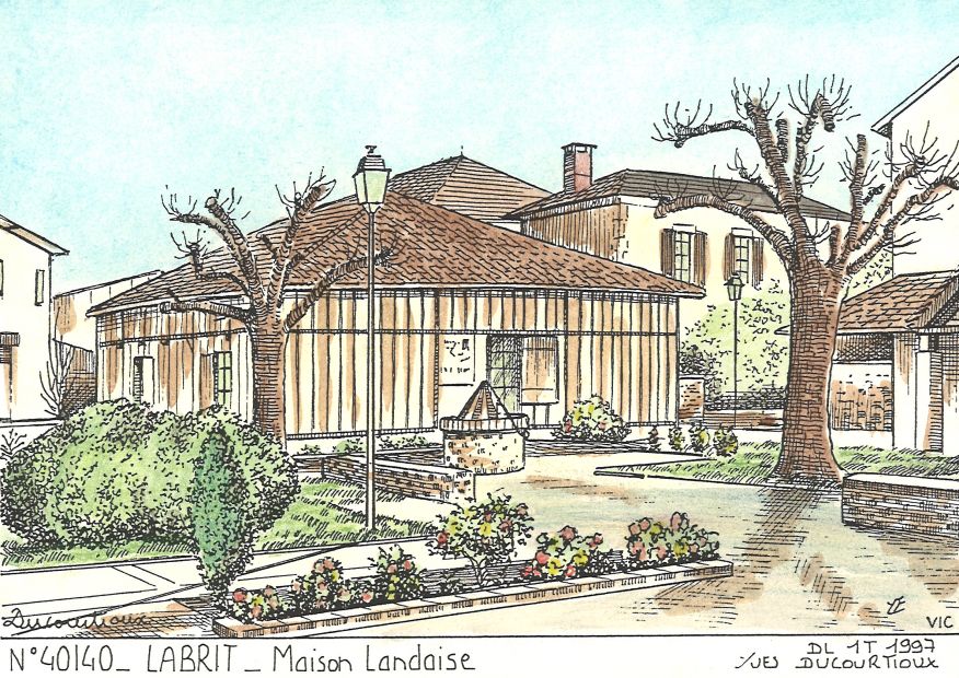 N 40140 - LABRIT - maison landaise