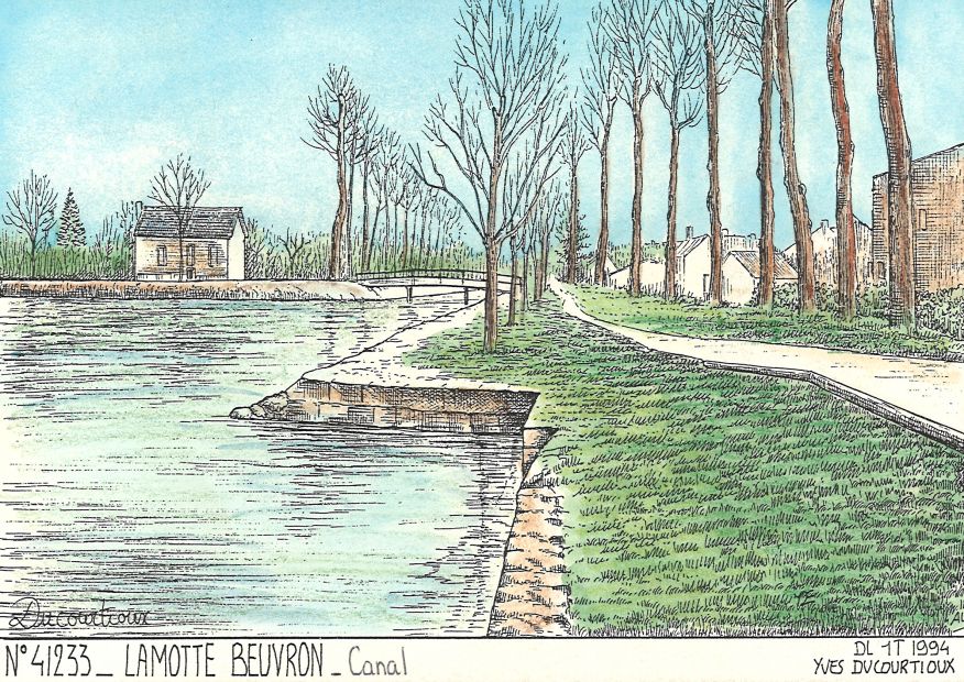 N 41233 - LAMOTTE BEUVRON - canal