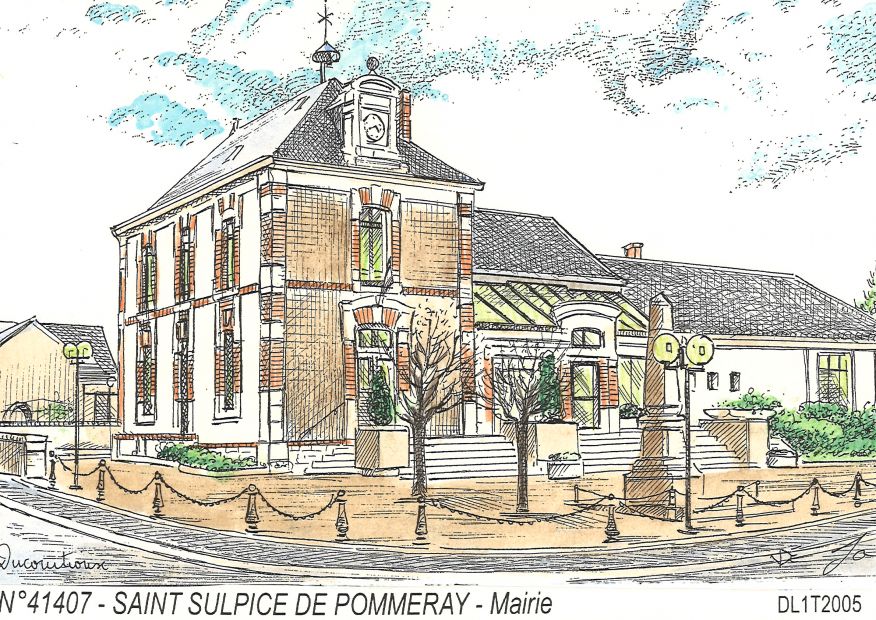 N 41407 - ST SULPICE DE POMMERAY - mairie