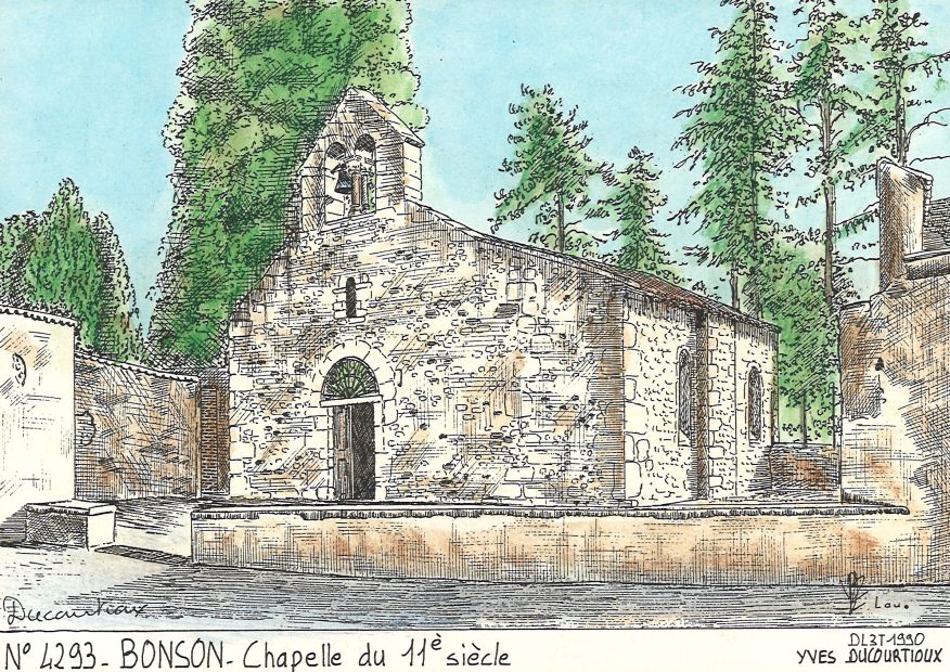 N 42093 - BONSON - chapelle du 11 sicle