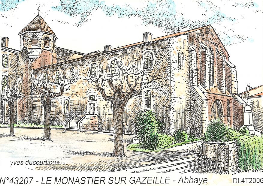 N 43207 - LE MONASTIER SUR GAZEILLE - abbaye