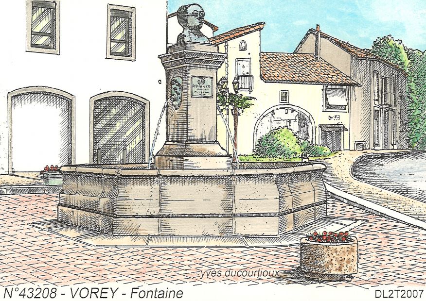 N 43208 - VOREY - fontaine
