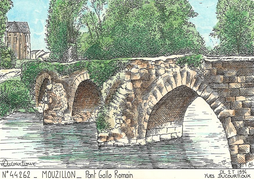 N 44262 - MOUZILLON - pont gallo romain