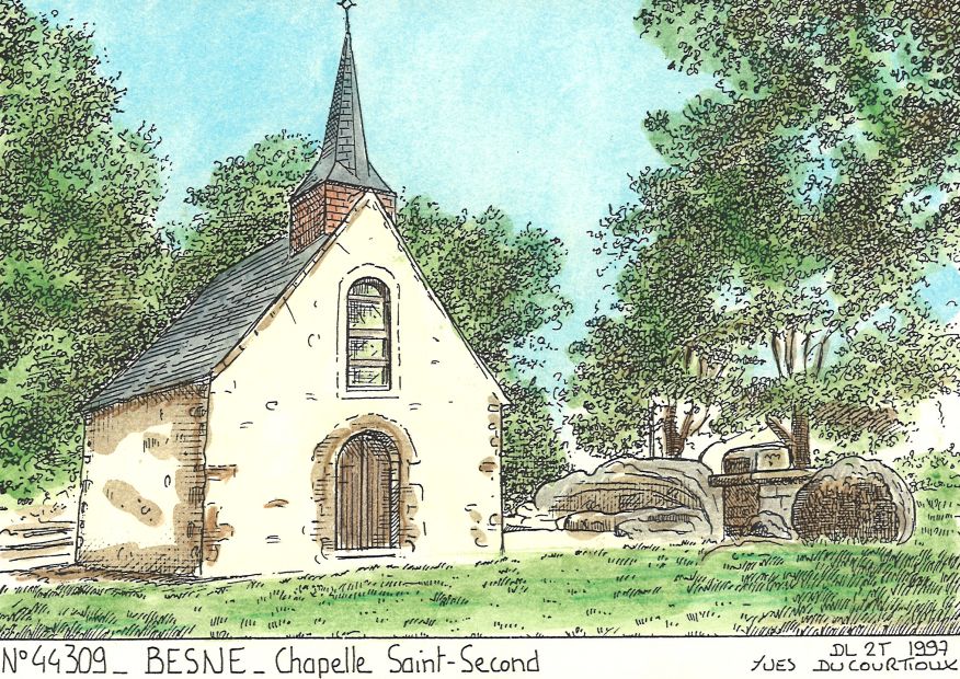 N 44309 - BESNE - chapelle st second