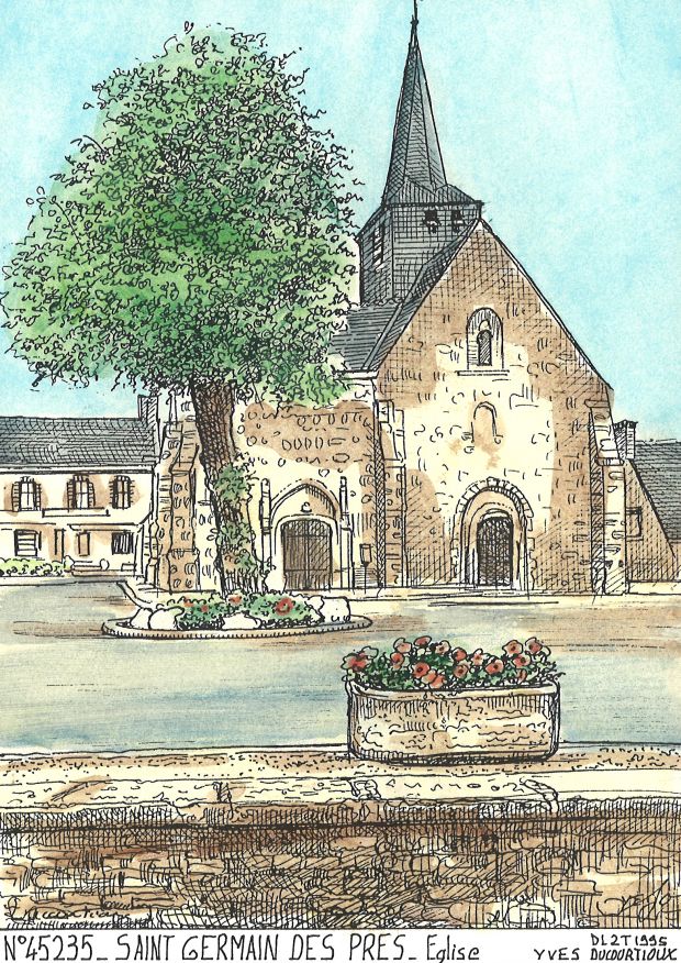 N 45235 - ST GERMAIN DES PRES - glise