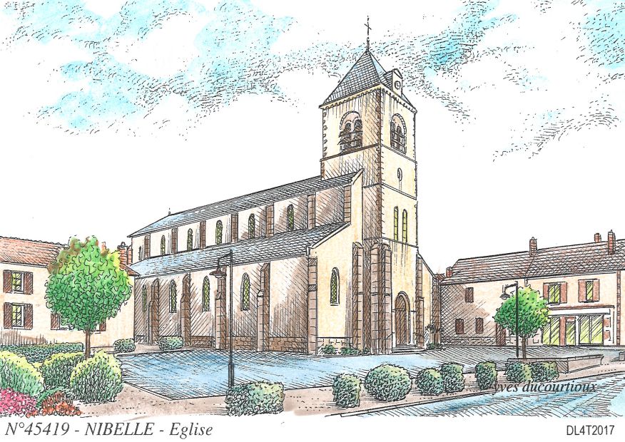 N 45419 - NIBELLE - glise