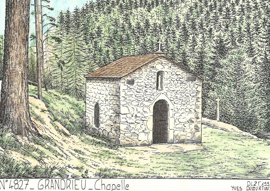 N 48027 - GRANDRIEU - chapelle