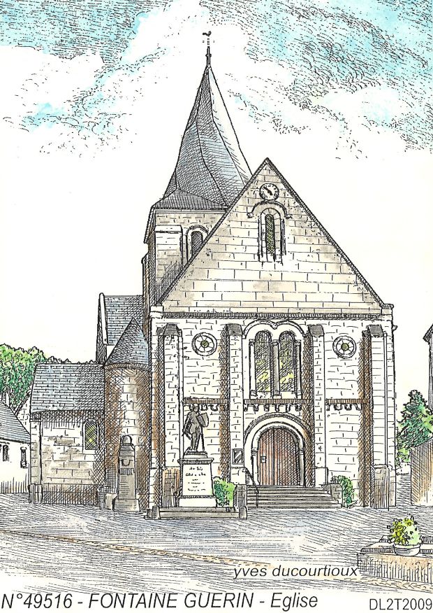 N 49516 - FONTAINE GUERIN - glise
