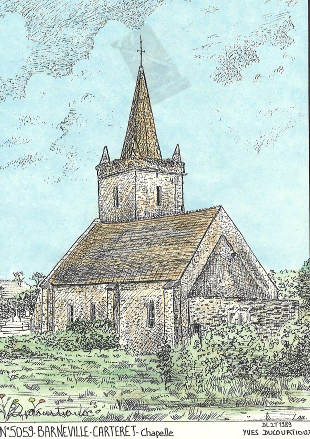 N 50059 - BARNEVILLE CARTERET - chapelle