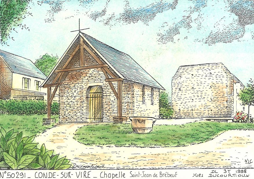 N 50291 - CONDE SUR VIRE - chapelle st jean de brbeuf