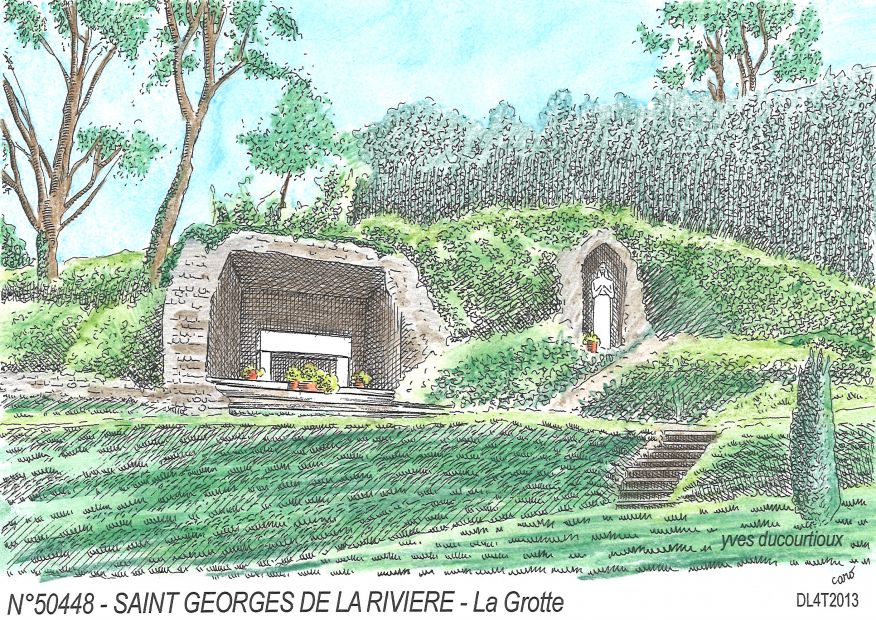 N 50448 - ST GEORGES DE LA RIVIERE - la grotte