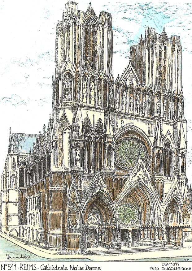 N 51001 - REIMS - cathdrale notre dame