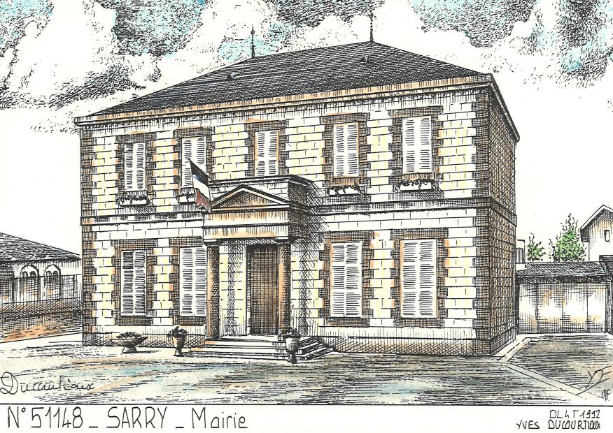 N 51148 - SARRY - mairie
