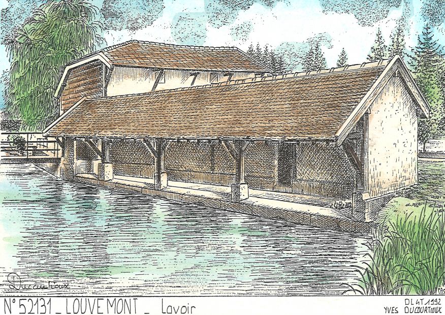 N 52131 - LOUVEMONT - lavoir