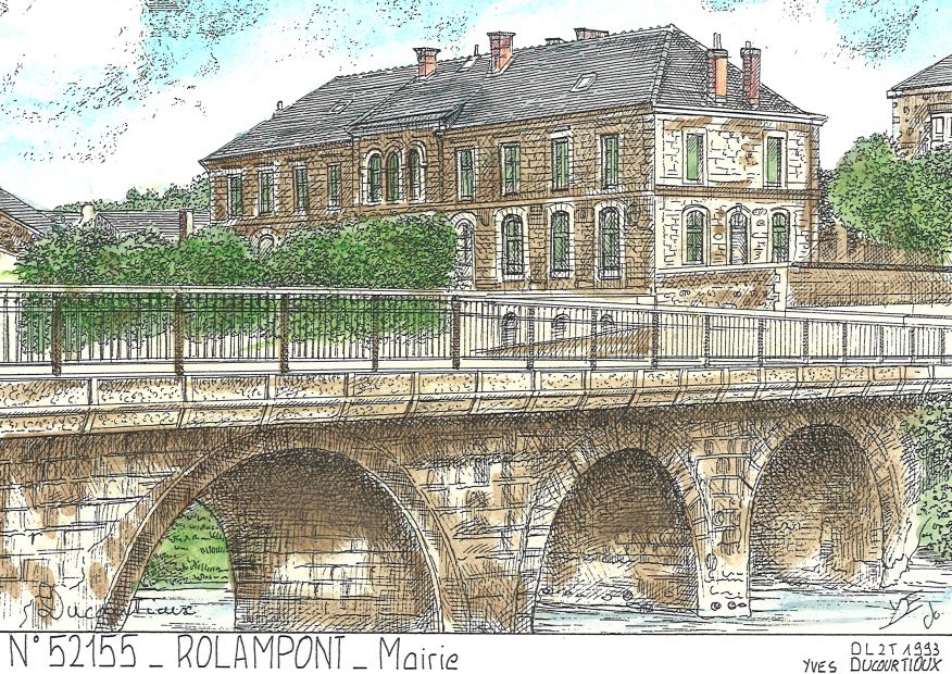 N 52155 - ROLAMPONT - mairie