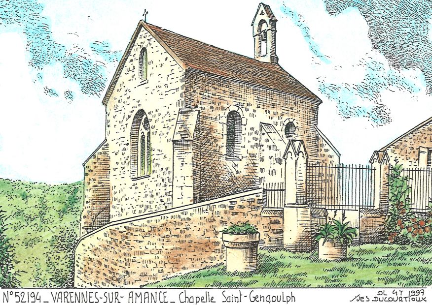 N 52194 - VARENNES SUR AMANCE - chapelle st gengoulph