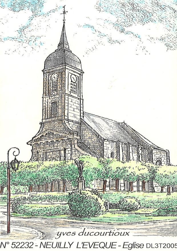 N 52232 - NEUILLY L EVEQUE - glise