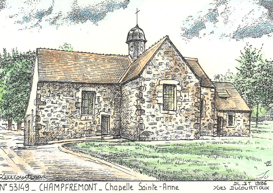 N 53149 - CHAMPFREMONT - chapelle ste anne