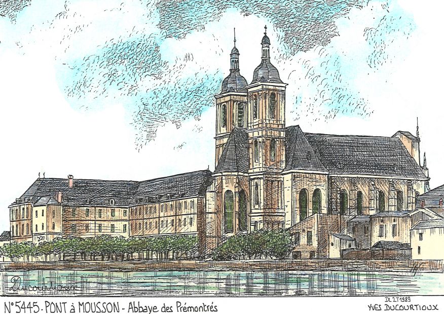 N 54045 - PONT A MOUSSON - abbaye des prmontrs