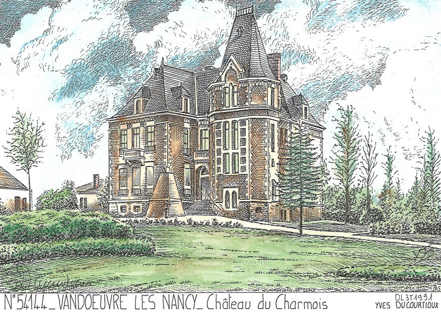 N 54144 - VANDOEUVRE LES NANCY - chteau du charmois