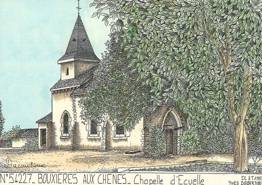 N 54227 - BOUXIERES AUX CHENES - chapelle d cuelle