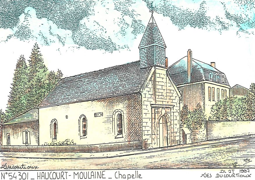 N 54301 - HAUCOURT MOULAINE - chapelle