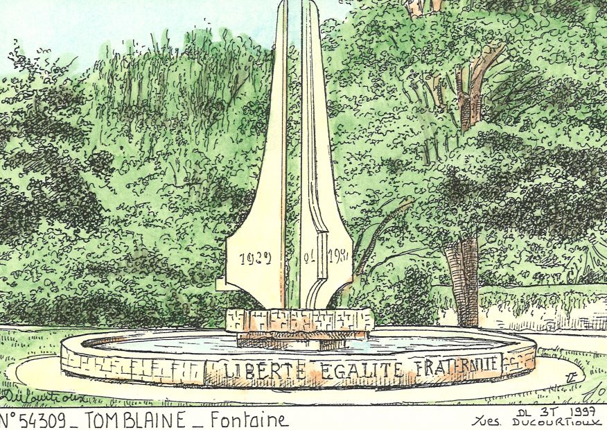 N 54309 - TOMBLAINE - fontaine
