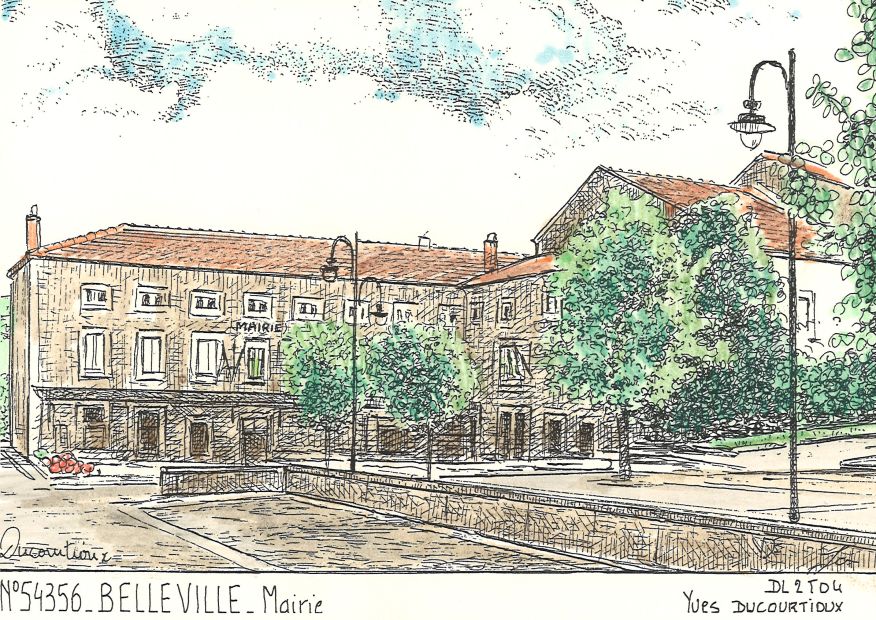 N 54356 - BELLEVILLE - mairie