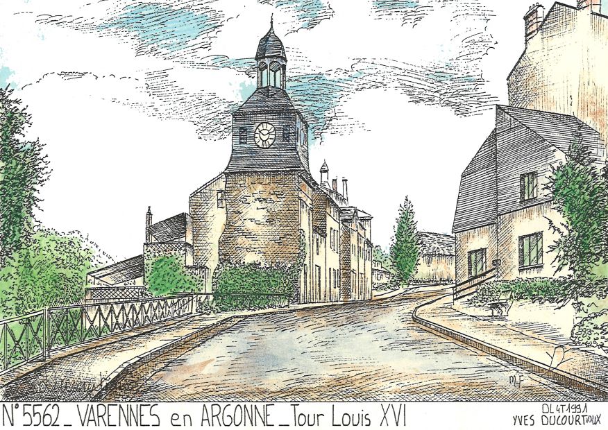 N 55062 - VARENNES EN ARGONNE - tour louis XVI
