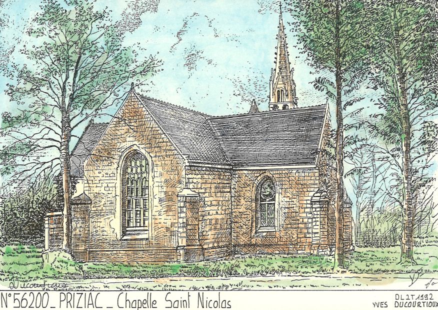 N 56200 - PRIZIAC - chapelle st nicolas