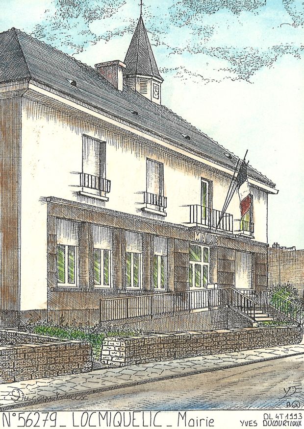 N 56279 - LOCMIQUELIC - mairie